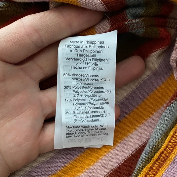 Madewell Striped Balloon Sleeve Sweater - Picture 2 of 4